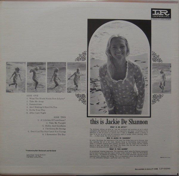 Jackie DeShannon : This Is Jackie DeShannon (LP, Album, Mono, Ind)