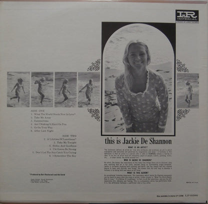 Jackie DeShannon : This Is Jackie DeShannon (LP, Album, Mono, Ind)