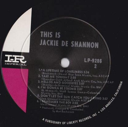 Jackie DeShannon : This Is Jackie DeShannon (LP, Album, Mono, Ind)