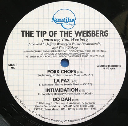 Tim Weisberg : The Tip Of The Weisberg (LP, Album, KM )