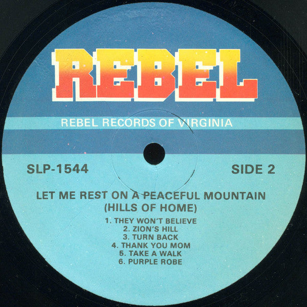 Ralph Stanley : Let Me Rest On A Peaceful Mountain (Hills Of Home) (LP, Album, RE)
