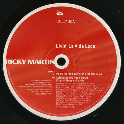 Ricky Martin : Livin' La Vida Loca (12")