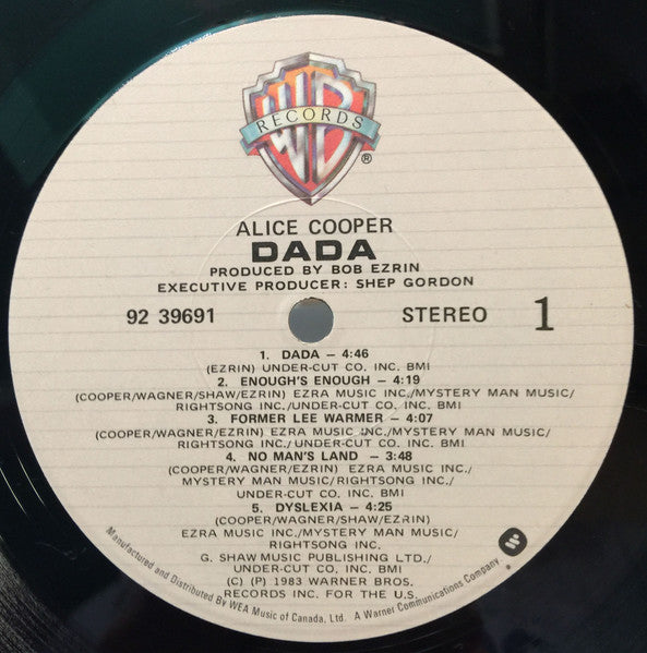 Alice Cooper (2) : DaDa (LP, Album)