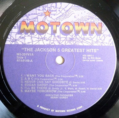 The Jackson Five* : Jackson 5 Greatest Hits (LP, Comp, Club, RE, RCA)