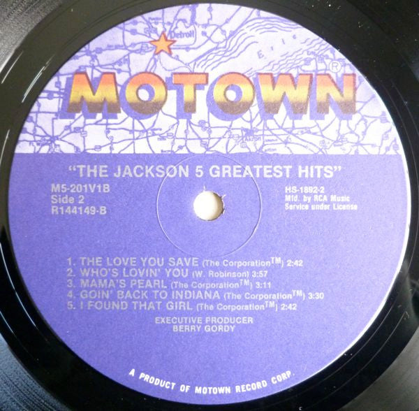 The Jackson Five* : Jackson 5 Greatest Hits (LP, Comp, Club, RE, RCA)