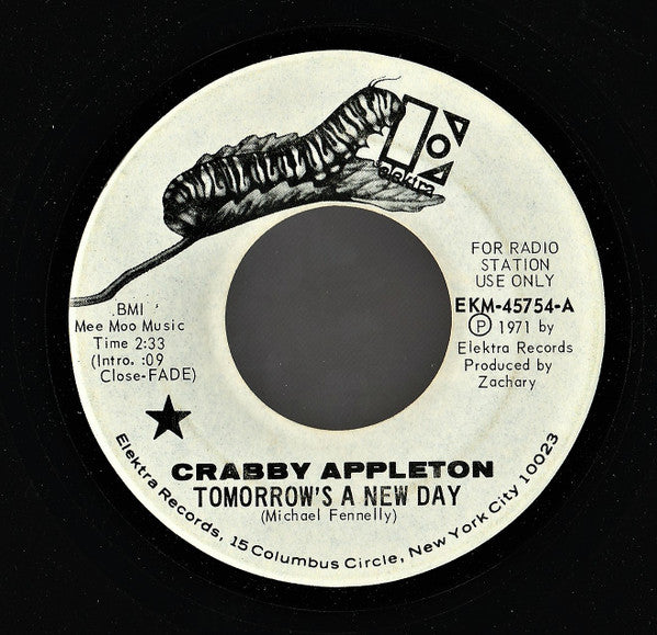 Crabby Appleton : Tomorrow's A New Day (7", Promo)