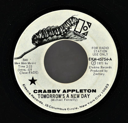 Crabby Appleton : Tomorrow's A New Day (7", Promo)