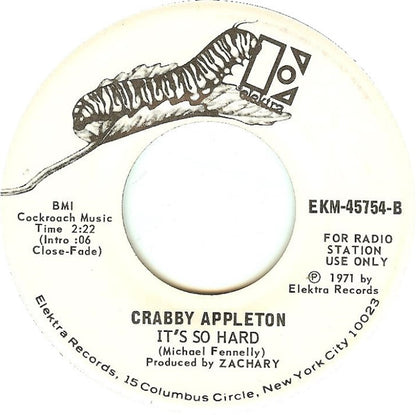 Crabby Appleton : Tomorrow's A New Day (7", Promo)