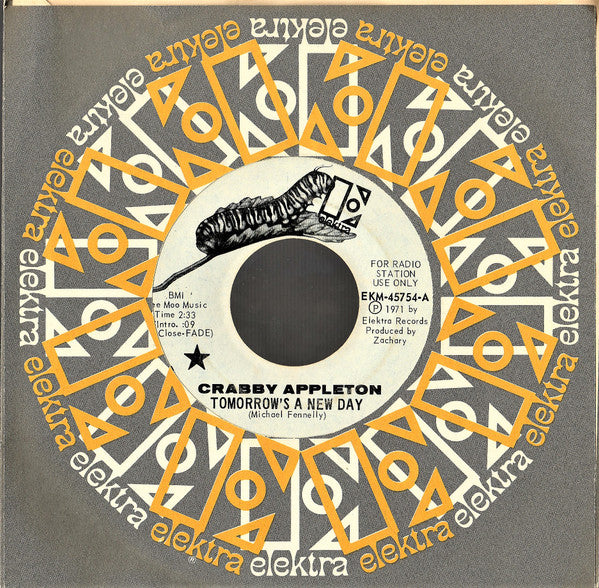 Crabby Appleton : Tomorrow's A New Day (7", Promo)