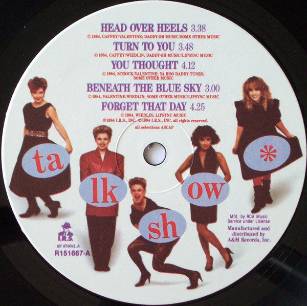 Go-Go's : Talk Show (LP, Album, Club, RCA)