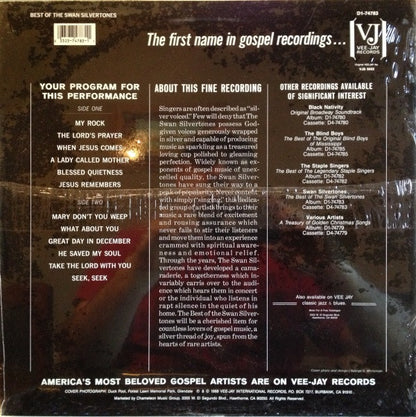 The Swan Silvertones : The Best Of The Swan Silvertones (LP, Comp)