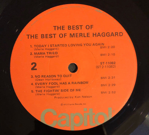 Merle Haggard : The Best Of The Best Of Merle Haggard (LP, Comp)