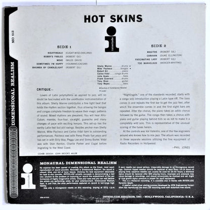 The Jazz Afro-Cuban Beat Guest Star Shelly Manne : Hot Skins (LP, Album, Mono)