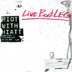 John Hiatt : Riot With Hiatt --"Live Bootleg" (LP, Promo)