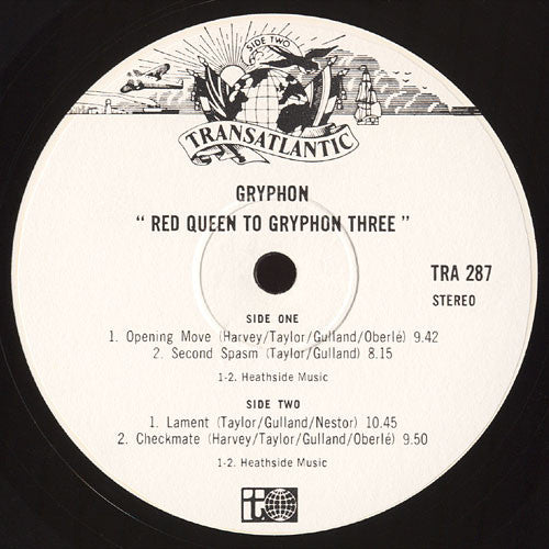 Gryphon : Red Queen To Gryphon Three (LP, Album, Orl)