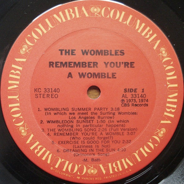 The Wombles : Remember You're A Womble (LP)