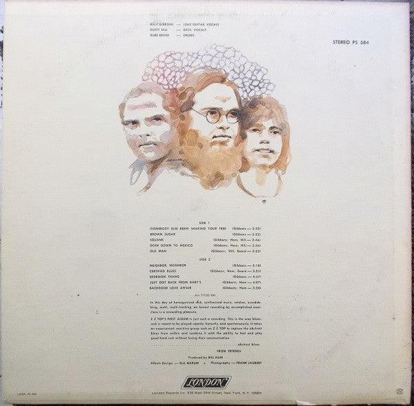 ZZ Top : ZZ Top's First Album (LP, Album, AL )