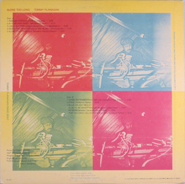 Tommy Flanagan : Alone Too Long (LP, Album)