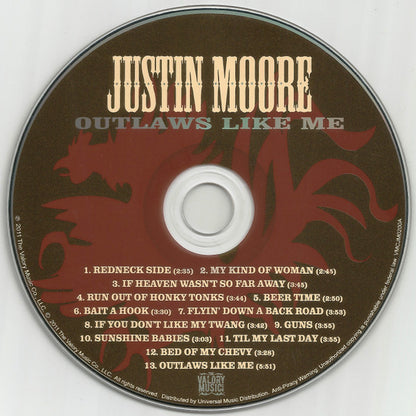 Justin Moore : Outlaws Like Me (CD, Album)