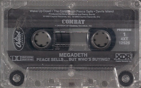 Megadeth : Peace Sells... But Who's Buying? (Cass, Album, XDR)