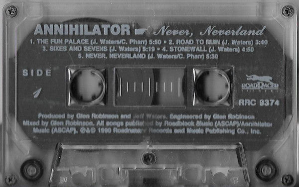 Annihilator (2) : Never, Neverland (Cass, Album, cle)