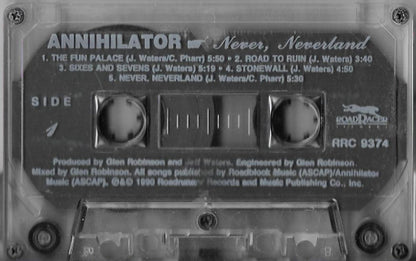 Annihilator (2) : Never, Neverland (Cass, Album, cle)