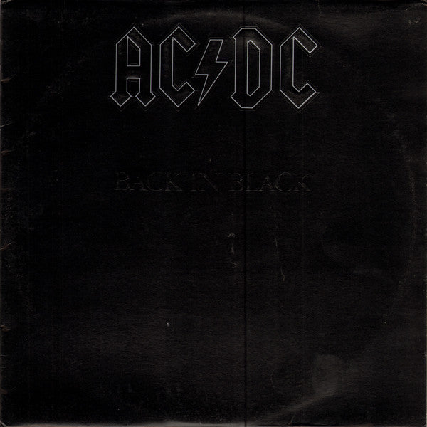 AC/DC : Back In Black (LP, Album, Club)