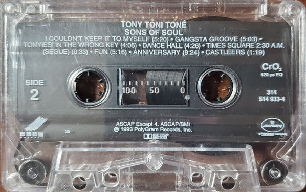 Tony! Toni! Toné! : Sons Of Soul (Cass, Album)
