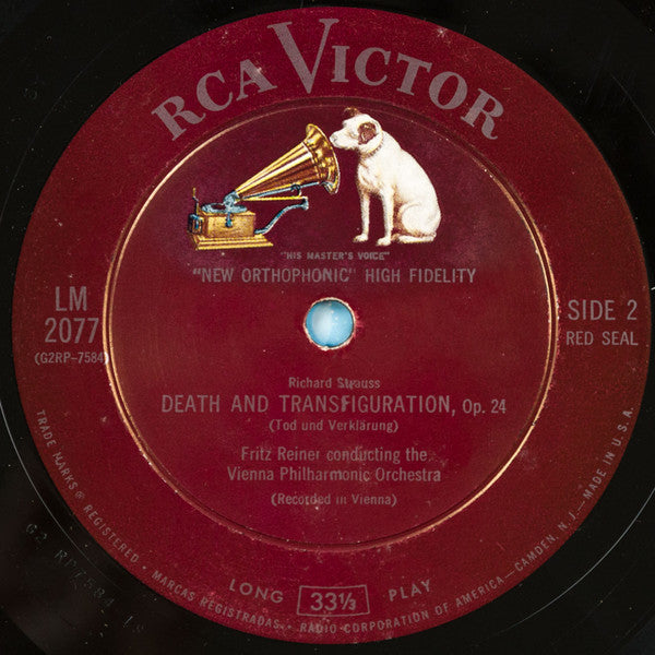 Richard Strauss, Fritz Reiner, Vienna Philharmonic Orchestra* : Till Eulenspiegel / Death And Transfiguration (LP, Album, Mono)
