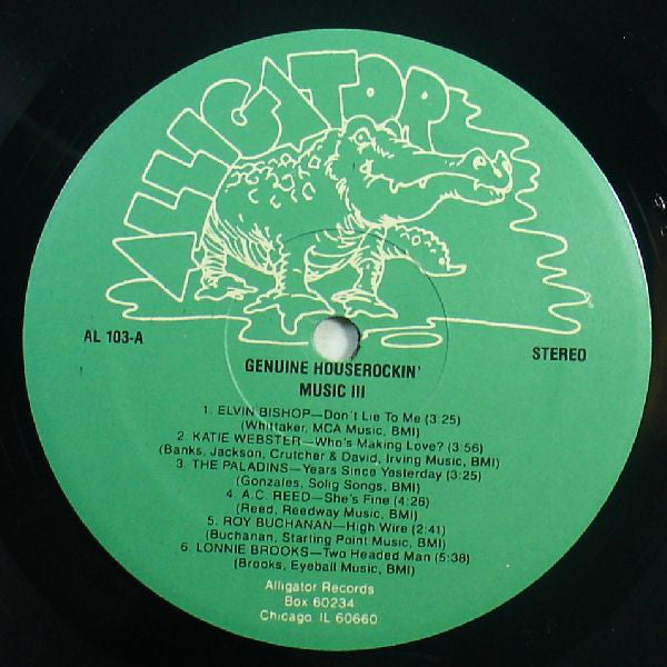 Various : Genuine Houserockin' Music III (LP, Smplr)