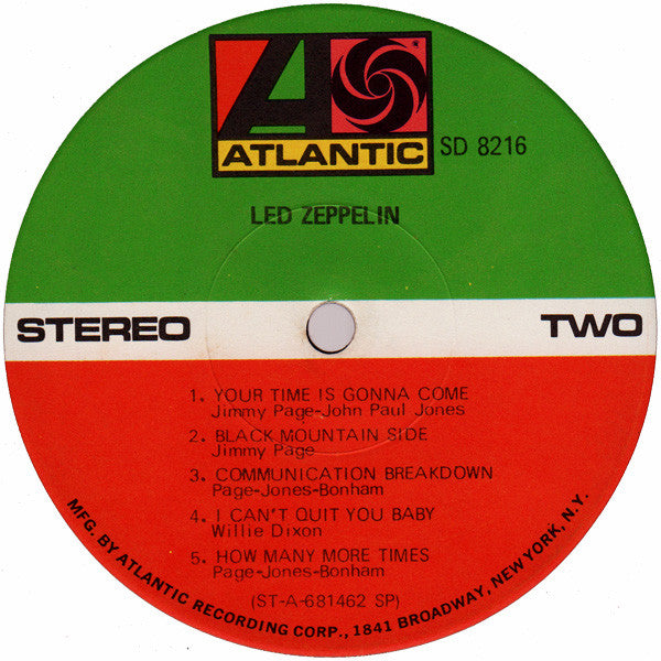 Led Zeppelin : Led Zeppelin (LP, Album, SP )