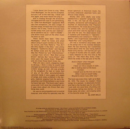 Jim Croce : Photographs & Memories: His Greatest Hits (LP, Comp)