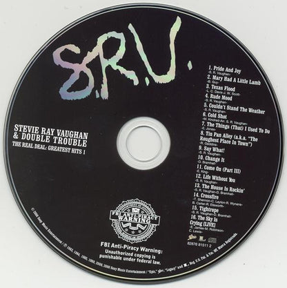 Stevie Ray Vaughan & Double Trouble : The Real Deal: Greatest Hits Volume 1 (CD, Comp)