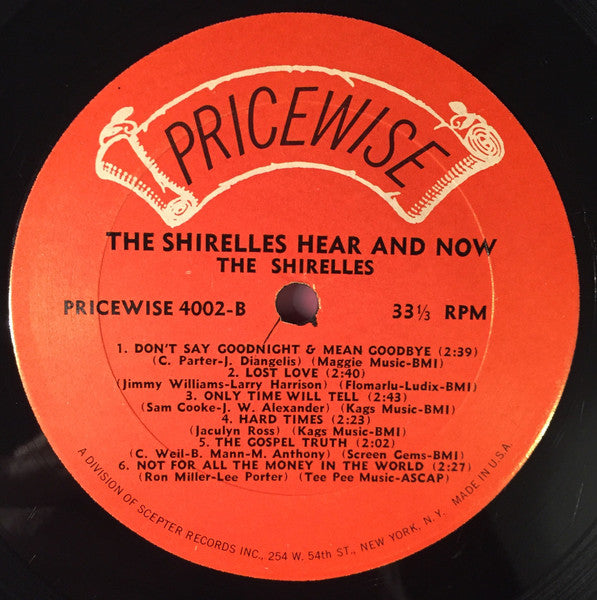 The Shirelles : Hear & Now (LP, Album)