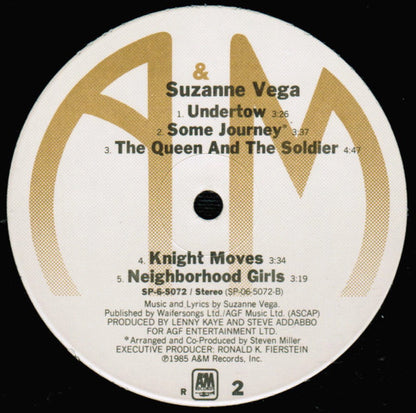 Suzanne Vega : Suzanne Vega (LP, Album, R -)