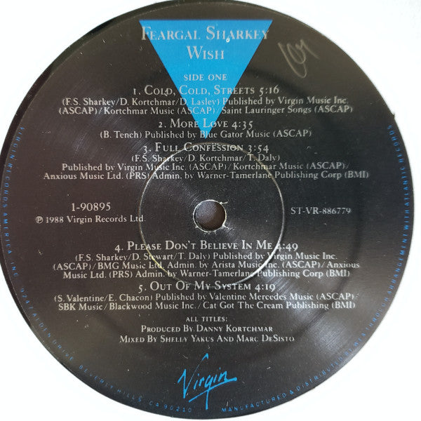 Feargal Sharkey : Wish (LP, Album, Spe)