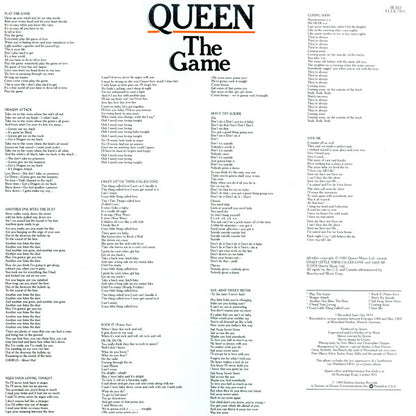 Queen : The Game (LP, Album, CSM)