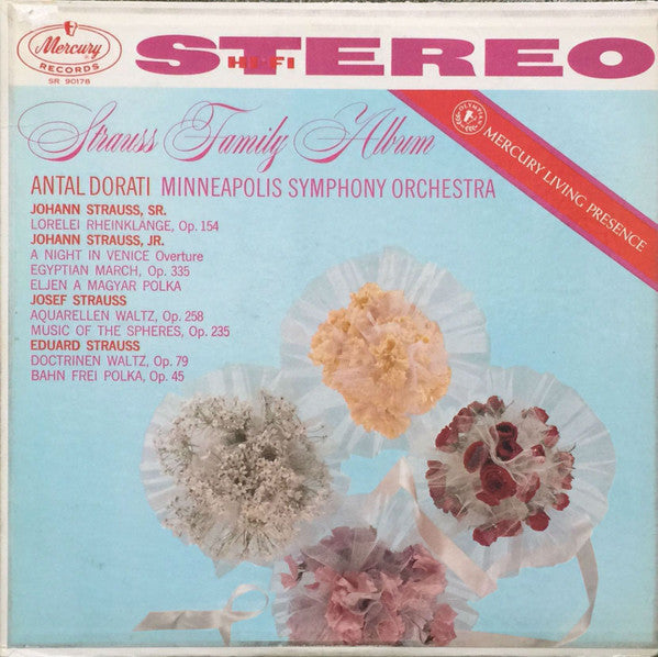 Antal Dorati, Minneapolis Symphony Orchestra : Strauss Family Album (LP, Album)