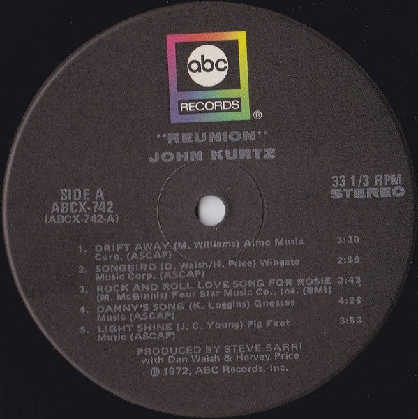 John Henry Kurtz* : Reunion (LP, Album)
