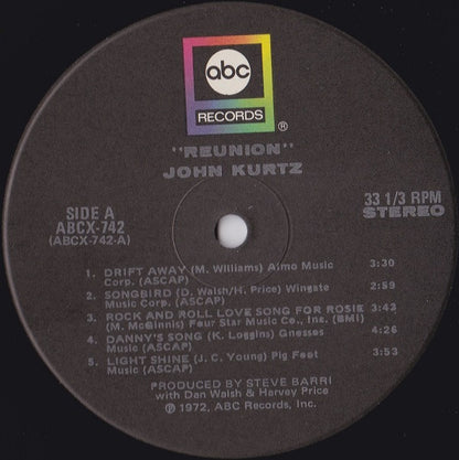 John Henry Kurtz* : Reunion (LP, Album)