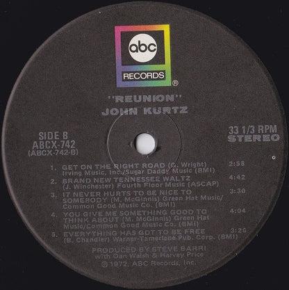John Henry Kurtz* : Reunion (LP, Album)