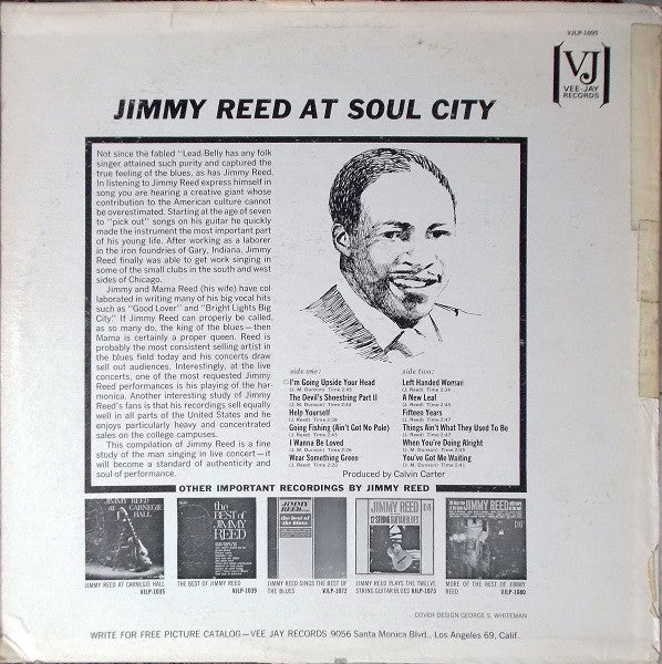Jimmy Reed : Jimmy Reed At Soul City (LP, Album, Mono, Mon)