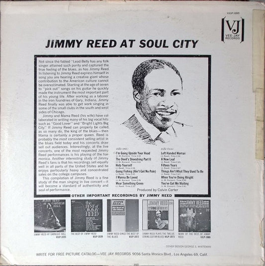 Jimmy Reed : Jimmy Reed At Soul City (LP, Album, Mono, Mon)