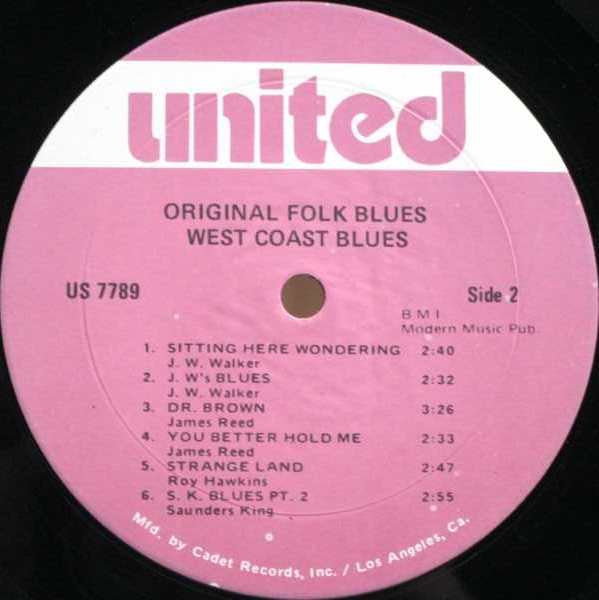 Various : West Coast Blues (LP, Comp, RE)