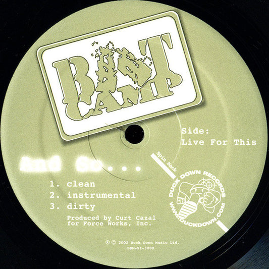 Boot Camp Clik : And So... / Whoop His Ass (12")
