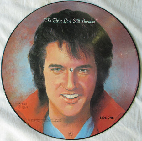 Various : To Elvis: Love Still Burning (LP, Comp, Pic)