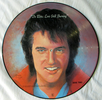 Various : To Elvis: Love Still Burning (LP, Comp, Pic)