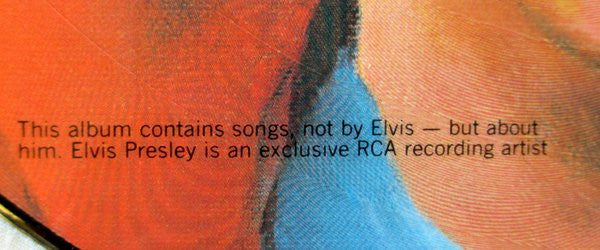 Various : To Elvis: Love Still Burning (LP, Comp, Pic)