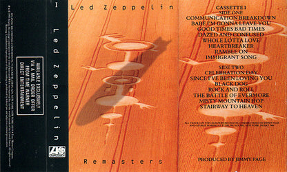 Led Zeppelin : Remasters (2xCass, Comp, RM, Dig)