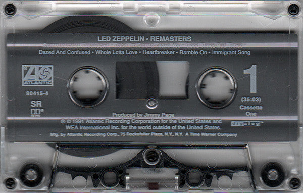 Led Zeppelin : Remasters (2xCass, Comp, RM, Dig)